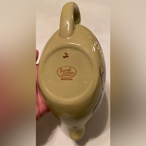 Stangl Pottery 'Magnolia' Gravy Boat Mid Century Modern - Picture 7 of 12